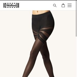 Wolford Black Leggings Pants & Jumpsuits